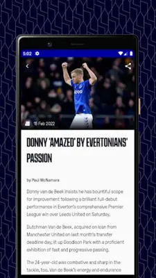 Everton android App screenshot 10