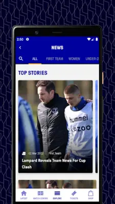 Everton android App screenshot 11